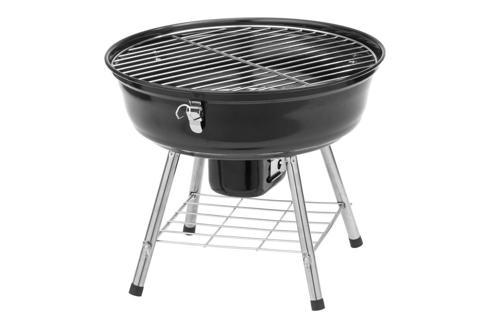Mustang Festival Campinggrill - Seitenansicht aufgebaut