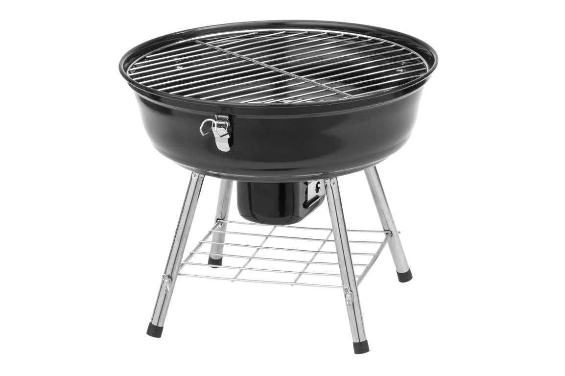 Mustang Festival Campinggrill - Seitenansicht aufgebaut