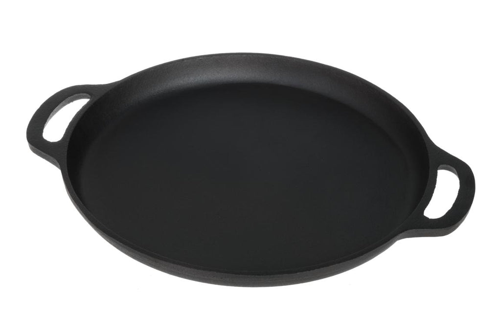 Mustang Gusspfanne 30 cm auf Gasgrill - gleichmäßige Hitzeverteilung, Steaks grillen