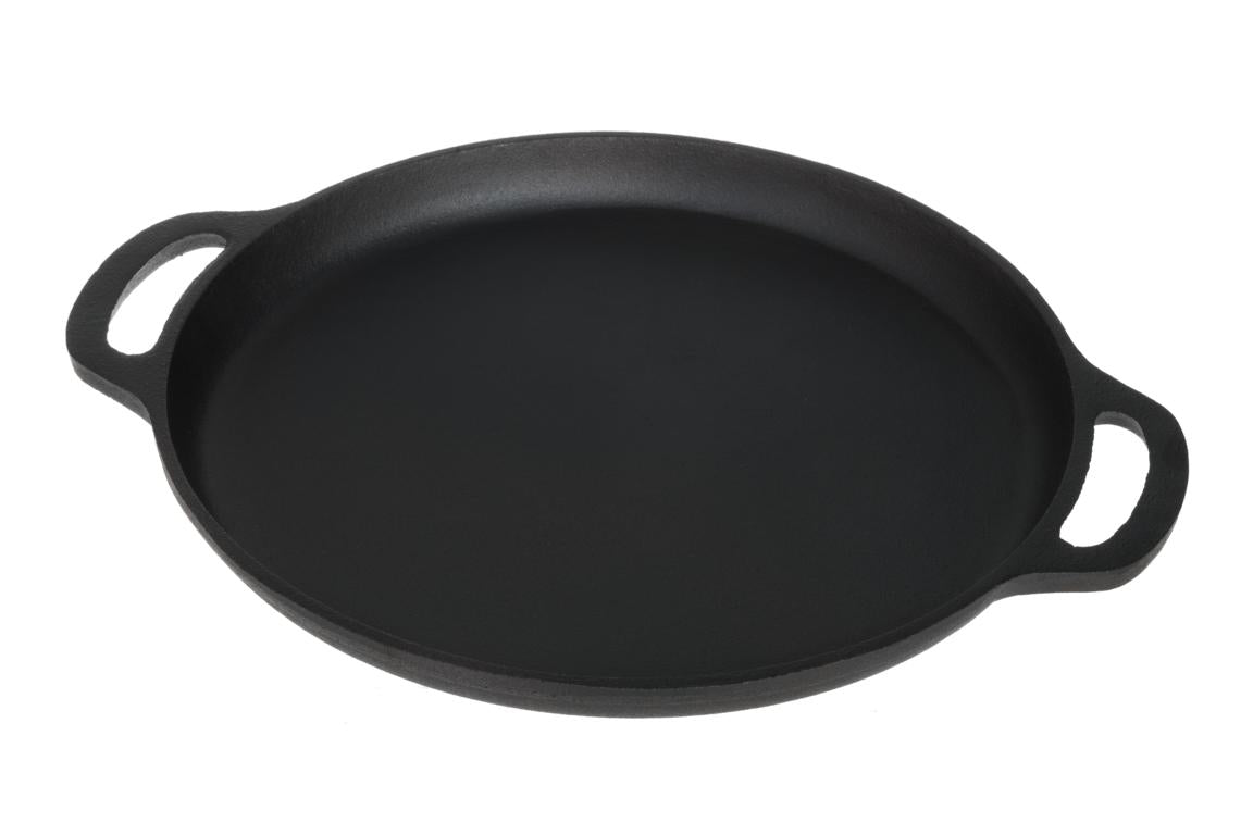 Mustang Gusspfanne 30 cm auf Gasgrill - gleichmäßige Hitzeverteilung, Steaks grillen