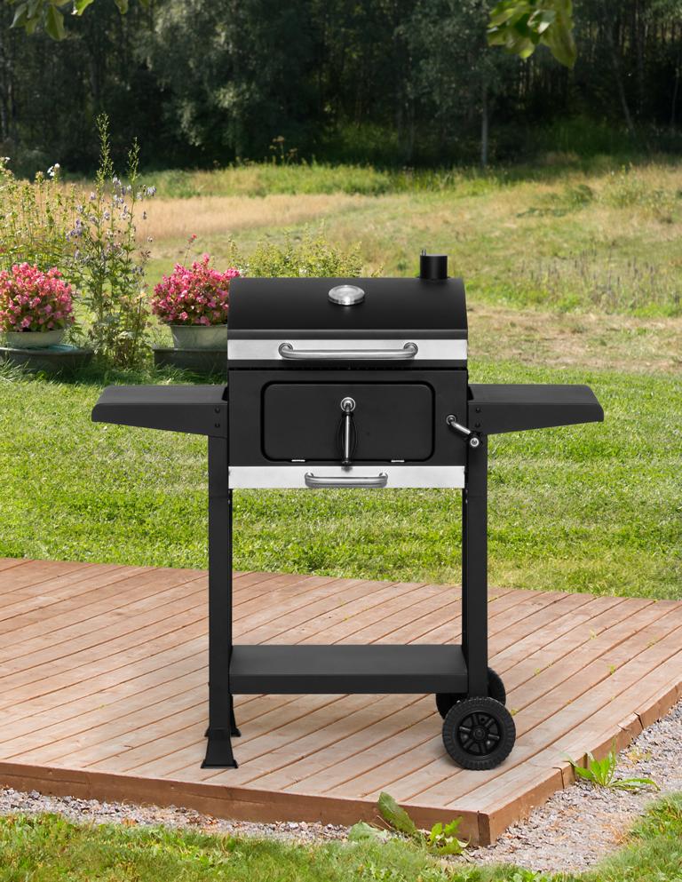 Mustang Laguna Holzkohlegrill - Verpackung und Lieferumfang