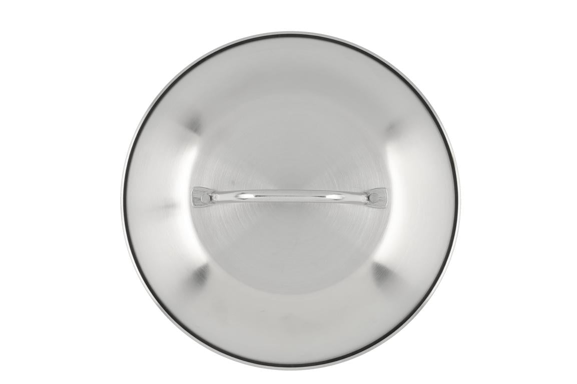 Mustang Grillkuppel 22,5 cm - verstärkter Rand, isolierter Griff, Höhe 11 cm