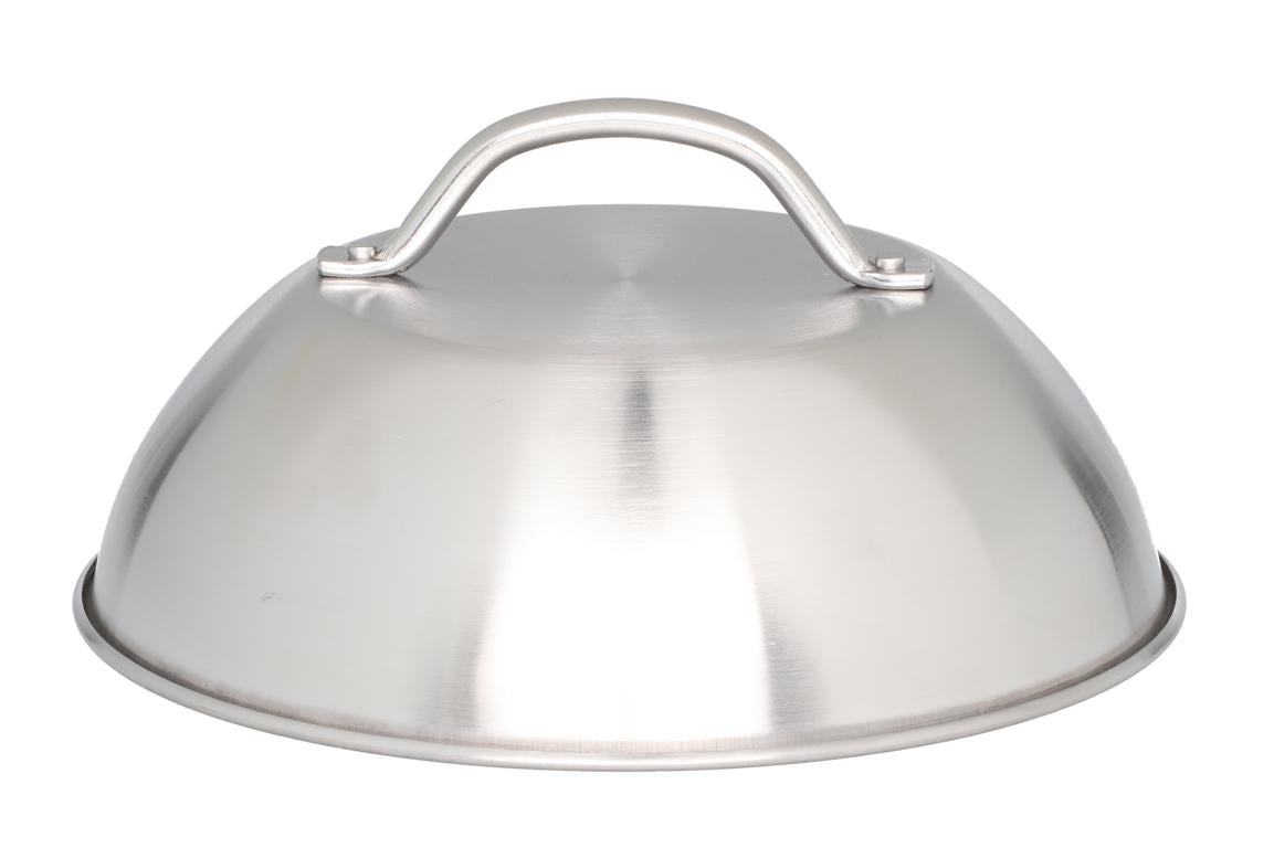 Mustang Grillkuppel Edelstahl 22,5 cm - Schmelzkuppel für Burger, Käse & Dämpfen