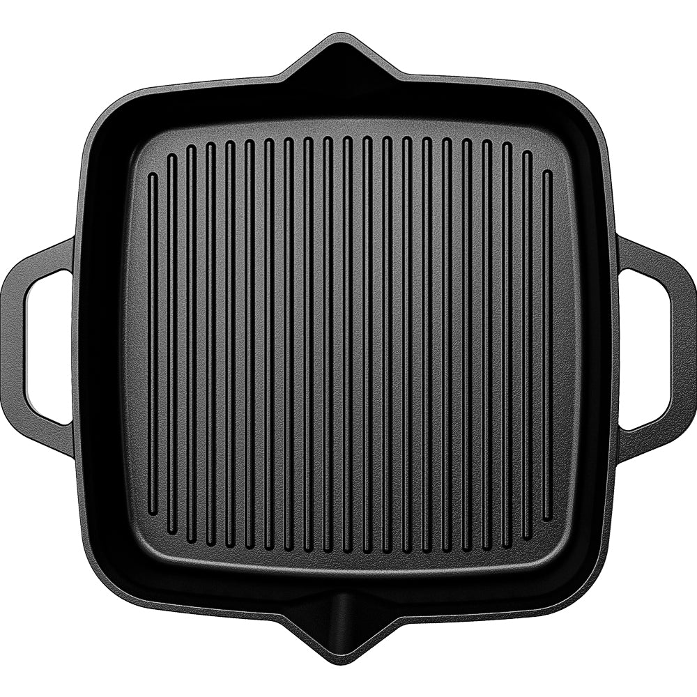 GUSSKÖNIG Gusseisenpfanne 30 cm - massives Gusseisen, sofort einsatzbereit, bis 300 °C