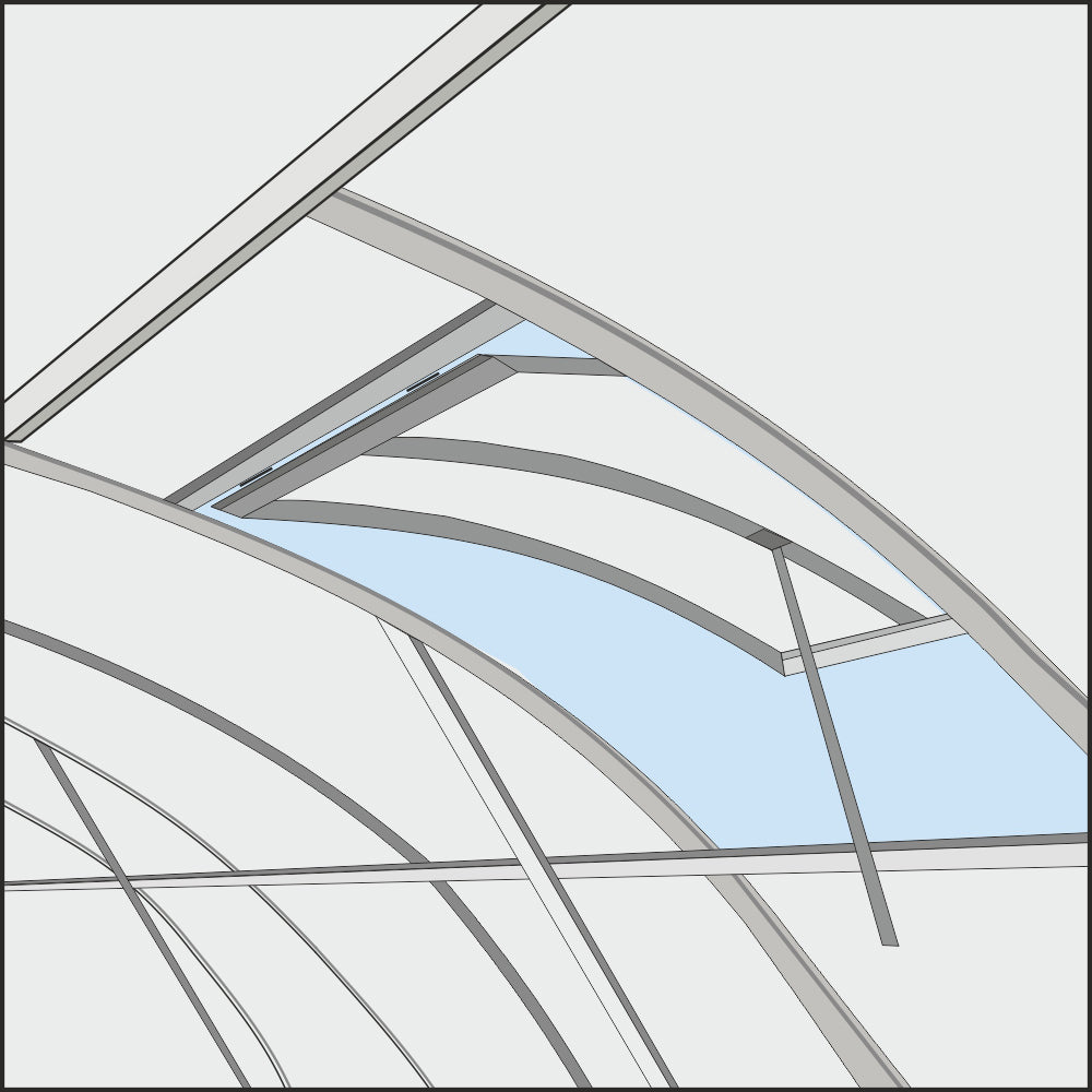 Dachfenster für Gewächshaus ARK