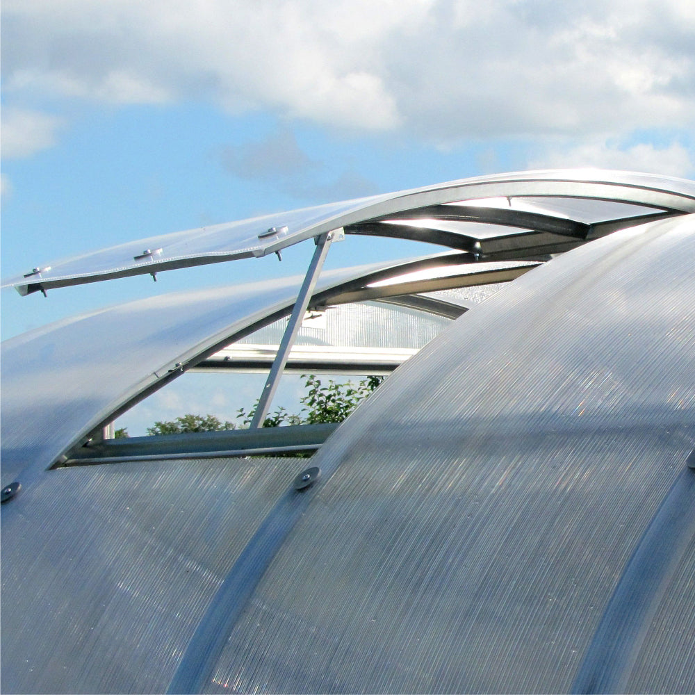 Dachfenster für Polycarbonat Gewächshaus ARK