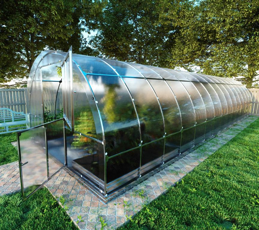 Gewächshaus TUBE 3×10 - Rundbogen Gewächshaus aus Polycarbonat