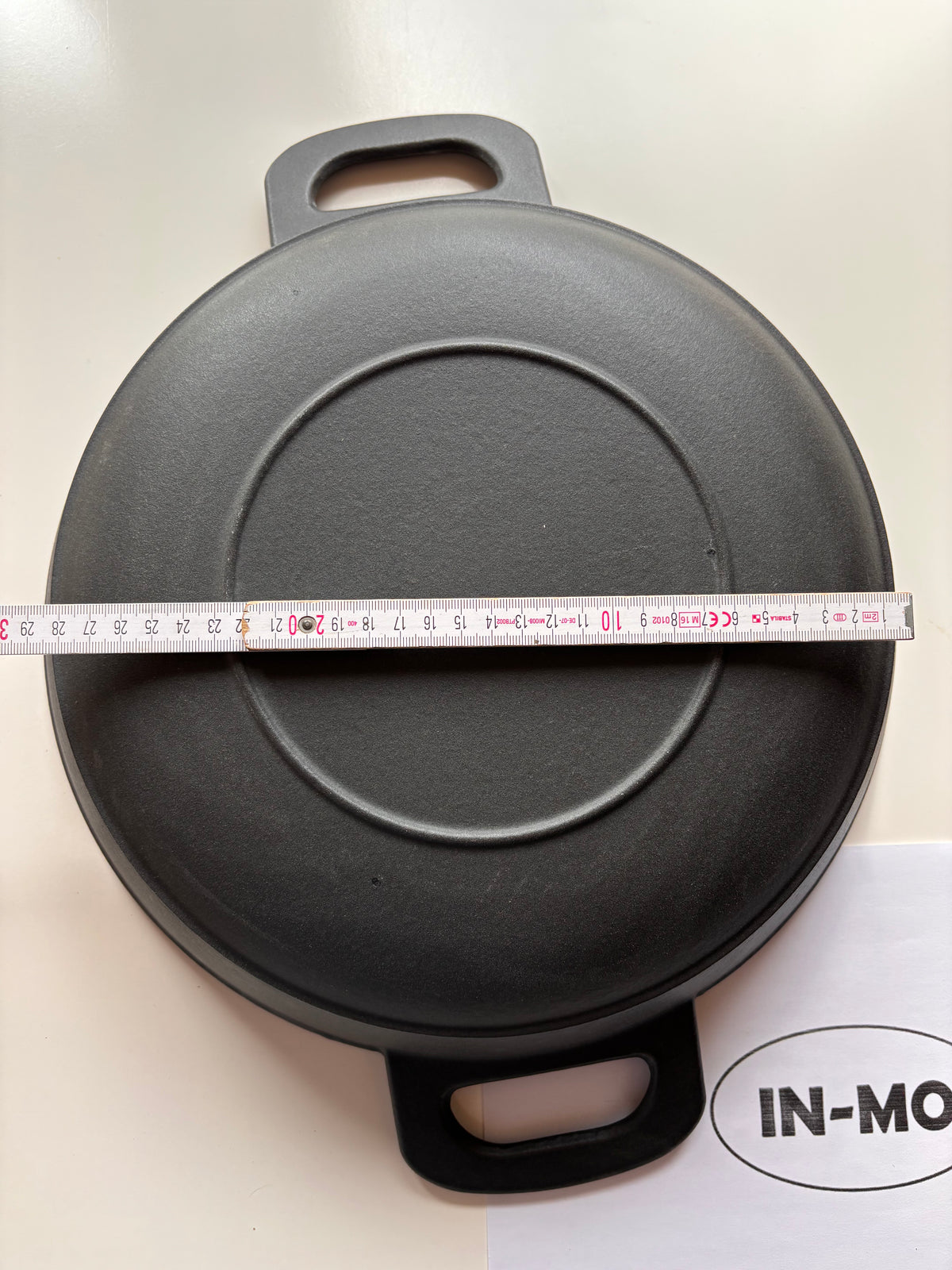Gusseisen Wok 30 cm - schwarz, für Multigrill, Gasgrill
