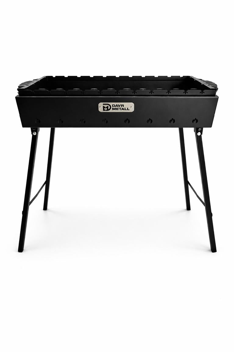Klappbarer Mangal Grill aus 2 mm Stahl - Gesamtansicht