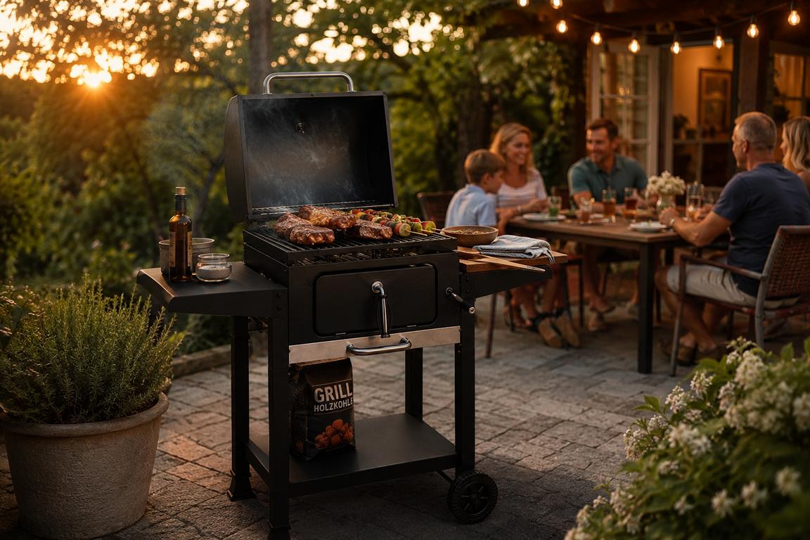 Mustang Laguna Grill im Einsatz - BBQ im Garten