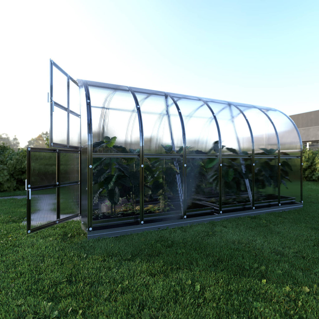 Polycarbonat-Gewächshaus Klassiker 3x4 Meter