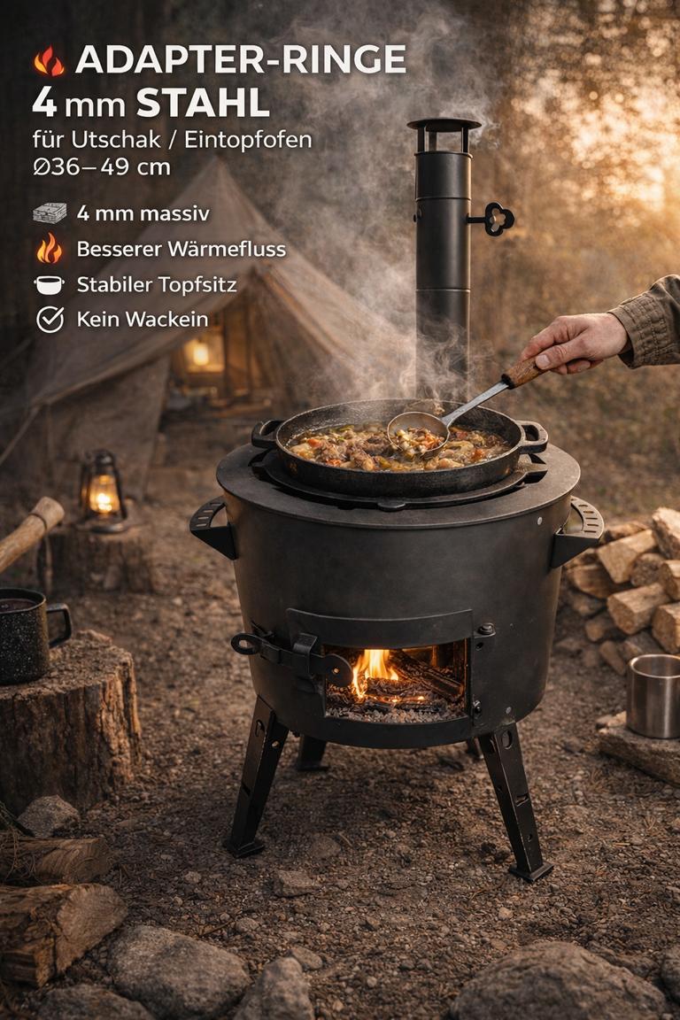 Deckel-Pfanne für Kazan 12 Liter – Gusseisen, vielseitig einsetzbar