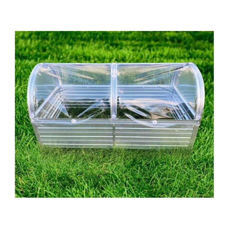 Frühbeet 100×93×38 cm – verzinktes Metall, 4 mm Polycarbonat, einfache Montage