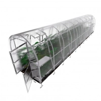 Gewächshaus Klasika Slim aus Polycarbonat 10 Meter tiefe