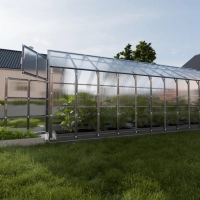 Gewächshaus aus Polycarbonat und verzinktem Stahl