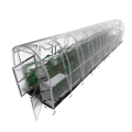 Gewächshaus Klasika Slim aus Polycarbonat 10 Meter tiefe