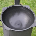 Gusseisen Topf 10L - Poliert - Deckel - Flacher Boden-Namangan