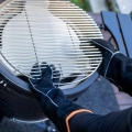 Grillhandschuhe Leder