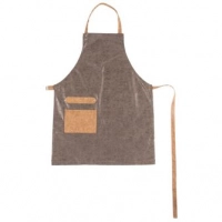 Grillschürze Lederimitat braun - Mustang