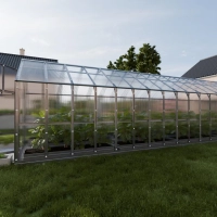 Gewächshaus aus Polycarbonat und verzinktem Stahl