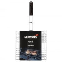 Grillguthalter aus stahl Grillgitter 55cm Mustang