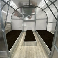 Hochbeet Bausatz für Gewächshaus - Gemüse Pflanzbeet für Gemüse & Kräuter - 3m