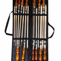 Tasche für Grillspieße - Spießtasche für Spieße Set