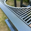 Outdoorküche 200 cm, Antik-Silber
