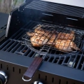 Grillguthalter aus Metall Grillgitter 55cm Mustang