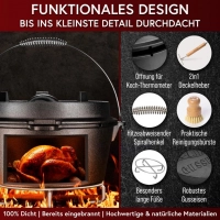 Gusskönig - Dutch Oven set Inhalt 12 Liter