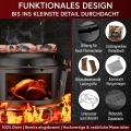 Dutch Oven - 2in1 Eingebrannter Gusseisen