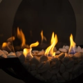 Großformatiger Ethanol Kamin für Innenräume