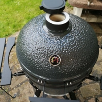 Mustang grau XL, Kundenfoto Kamado