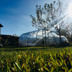 Gewächshaus Klassiker-Arka - 3 x 4 m, 6 mm Polycarbonat