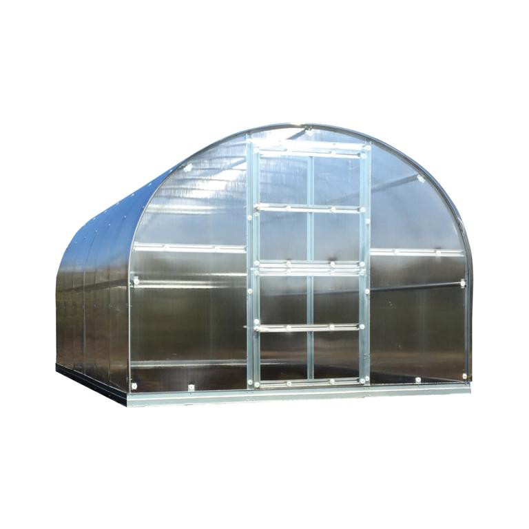 Hochwertige Verglasung: 6 mm oder 4 mm Polycarbonat für hervorragende Wärmeisolation und UV-Schutz.