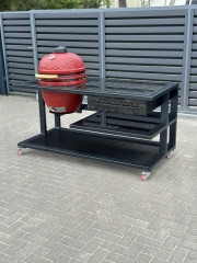 Outdoor Küche ohne Keramik-Grill Kamado Breite 160cm.