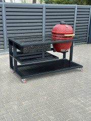 Moderne Outdoor Küche in Deutschland ohne Kamado-Grill - Breite 160cm
