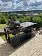 Outdoorküche Grill Meister - ohne Kamado, Breite 170 cm.