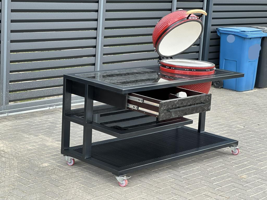 Outdoor-Küche 180 cm. Sehr robuste Schublade