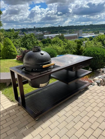 Outdoorküche 190 – Hochwertige Außenküche ohne Grill Kamado