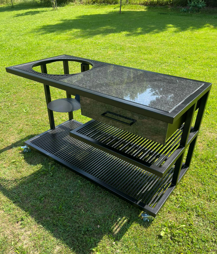 Outdoorküche Schwarz