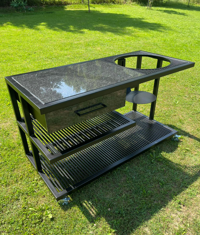 Outdoorküche Schwarz