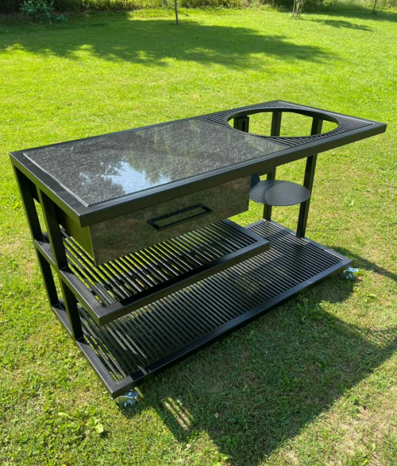 Outdoorküche Schwarz