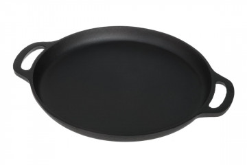 Gusseisen Pfanne 30 cm mit Zwei Griffe - Mustang