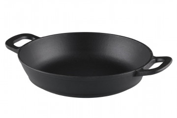 Wok-Pfanne aus Gusseisen Multigrill-kompatibel Durchm. 30 cm
