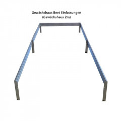 Beeteinfassungen Klassiker Gewächshaus 2 m