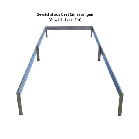 Gewächshaus Beet Einfassungen Gewächshaus 2 m
