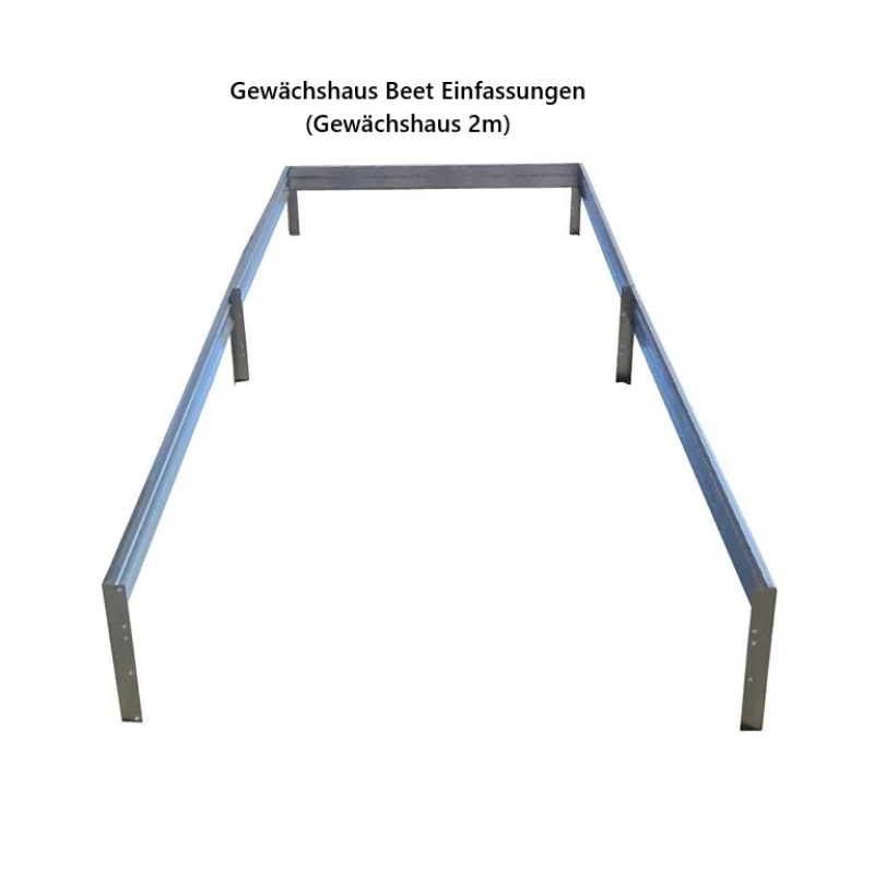 Beeteinfassungen Gewächshaus 2 m