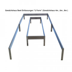 Gewächshaus Beet Einfassungen Gewächshaus 4 m
