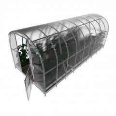 Tunnel Gewächshaus 3 x 6 Meter, 18m², 4mm Polycarbonat